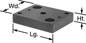 Image of Product. Front orientation. Contains Annotated. Tooling Ball Mounts.