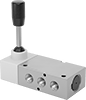 Two-Speed Two-Action Air Directional Control Valves with Exhausting Shut-Off