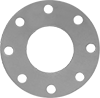 High-Temperature Silicone Rubber Pipe Gaskets with Bolt Holes