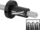 Image of ProductInUse. Front orientation. Contains Inset. Ball Screws and Nuts. Fast-Travel Ball Screws and Nuts.