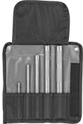Image of Product. 5 Pieces with Pouch. Front orientation. Alignment Pins. Nonmarring Alignment Pin Sets, 5 Pieces, Pouch.