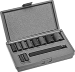 Image of Product. Front orientation. Hole Punches. Economy Hammer-Driven Gasket and Washer Hole Punch Sets.