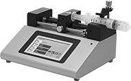 Image of ProductInUse. Shown Horizontal. Front orientation. Syringe Pumps. Syringe Pumps for Chemicals.