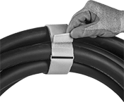 Image of ProductInUse. Front orientation. Hook and Loop Straps. Easy-Adjust Hook and Loop Straps, Straps with Buckle.