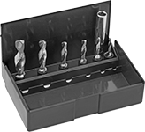 Image of Product. Front orientation. Drill Bits. Tapping Drill Bit Sets, For Cutting Fastener Threads.