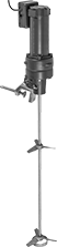 Image of Product. Front orientation. Mixers. Variable-Speed Electric Mixers for Tanks, 2 Propellers.