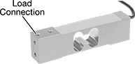 Image of Product. With 4 Threaded Holes. Front orientation. Contains Annotated. Load Cells. Ready-to-Use Tension and Compression Force Sensor Kits, Rectangle, With 4 Threaded Holes.
