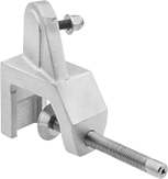 Image of Product. Front orientation. Mixer Clamps. Rim-Mount Mixer Clamps, Style 1.