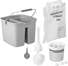 Image of Product. Front orientation. Respirator Cleaning Kits.