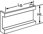 Image of Attribute. Front orientation. Contains Annotated. DIN Rails. Magnetic-Back DIN Rails.