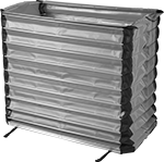 Image of Product. Front orientation. Bellows. Electric Stationary Lift Tables.