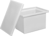 High-Temperature Rectangular Plastic Batch Tanks