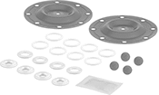 Image of Product. Front orientation. Pump Repair Kits. Diaphragm Pump Repair Kits, Fluid-Slide Repair Kit.