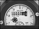 Image of Specification. Top orientation. ZoomedIn view. Contains Border. Analog Display. Remote-Reading Totalizers for Drinking Water, Brass Body.