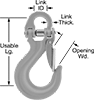 Half-Link Hooks—For Lifting