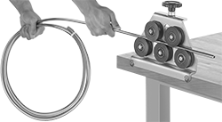 Image of ProductInUse. Front orientation. Tube Straighteners.