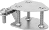 Strain-Relief Brackets for Thermocouple Connectors