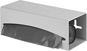 Image of ProductInUse. One Slot (Bags Not Included). Front orientation. Trash Bag Dispensers. 1 Dispenser Slot.