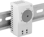 Image of ProductInUse. Adjustable Thermostat (12.6° F Temperature Difference). Front orientation. Thermostats. Enclosure Thermostats, Adjustable Actuation Point, 12.6° F Temperature Difference.