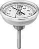 Minimum/Maximum-Indicating Threaded Thermometers