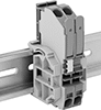 Quick-Connect Modular DIN-Rail Mount Terminal Blocks