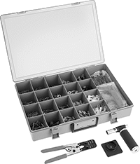 Image of Product. Front orientation. Terminal and Splice Kits. Heat-Shrink-Insulation Terminal and Splice Kits.