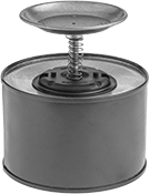 Image of Product. Front orientation. Push-Top Dispensers. Push-Top Dispensers for Flammable Liquids, Powder-Coated Steel.