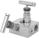Image of Product. Front orientation. Flow-Adjustment Valves. High-Pressure Threaded Precision Flow-Adjustment Valves with Vent Ports.