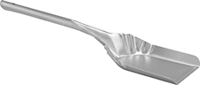 Image of Product. Front orientation. Scoops. Metal Scoops, Style J.