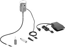 Image of Product. Front orientation. Die Grinders. Electric Flexible-Shaft Die Grinders for Bits and Burs, Hanging Die Grinders.