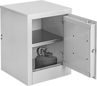 Image of ProductInUse. Front orientation. Cabinets. Tabletop Safety Cabinets for Flammables.
