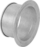 Image of Product. Front orientation. Duct and Fittings. Quick-Disconnect Duct and Fittings, Straight Adapters, Duct-to-Duct Flanged Adapter.