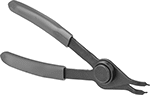 Image of Product. Front orientation. Retaining Ring Pliers. Fixed-Tip Retaining Ring Pliers , For Internal and External Retaining Rings, Push-Button Jaw Adjustment—Cushion Grip.