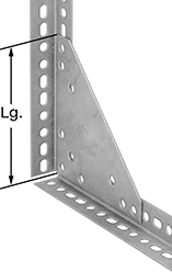 Image of ProductInUse. Front orientation. Contains Annotated. With Mounting Holes. Flat and Angled Bolt-Together Framing and Fittings .