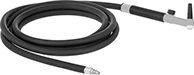 Image of Product. Front orientation. TIG Torches. TIG Torches for Pipe Welding, Flexible-Neck Torch Body, Gas Valve Included.