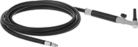 Image of Product. Front orientation. TIG Torches. TIG Torches for Pipe Welding, Rigid-Neck Torch Body, Gas Valve Included.