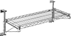 Adjustable-Height Wall-Mount Wire Shelving