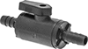 On/Off Valves with Barbed Fittings for Chemicals