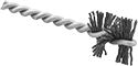 Image of Product. Flexible Bristles. Front orientation. Flexible Bristles. Sanding Tube Brushes, Twisted Shank.