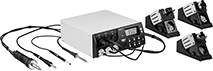 Image of Product. Front orientation. Soldering and Desoldering Stations. Multichannel Soldering and Desoldering Stations, WR3M Series.