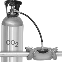 Image of ProductInUse. Front orientation. Pipe Freeze Repair Kits.