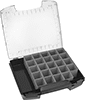 Compartmented Organizer Boxes with Handle and Removable Bin Cups