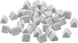 Image of Product. Front orientation. Tumbling Media. Tumbling Media for Steel, Stainless Steel, and Hard Metals, Triangle.