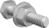 Image of Product. Front orientation. Bolt-Together Framing and Fittings. Steel Bolt-Together Framing and Fittings , Fasteners, Straight-Bolt Connector.