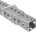 Image of Product. Front orientation. Bolt-Together Framing and Fittings. Steel Bolt-Together Framing and Fittings , Telescoping Rail, Rails.