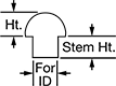 Image of Attribute. Front orientation. Contains Annotated. Push-In Bumpers.