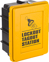 Image of Product. Front orientation. Lockout Organizing Stations. Style F.