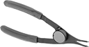 Image of Product. Front orientation. Retaining Ring Pliers. Fixed-Tip Retaining Ring Pliers , For Internal and External Retaining Rings, Knob Jaw Adjustment—Cushion Grip.