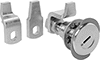 Open-Indicating Tight-Hold Slotted-Drive Cam Locks