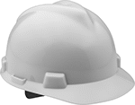 Image of Product. Front orientation. Hard Hats. Hard Hats for Top and Side Impacts, Cap Brim—Class E.